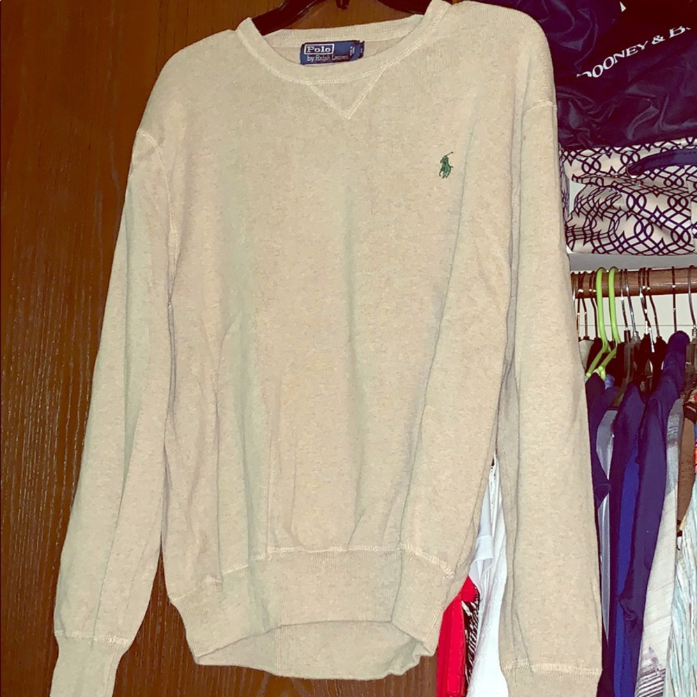 Men’s polo sweater, size L